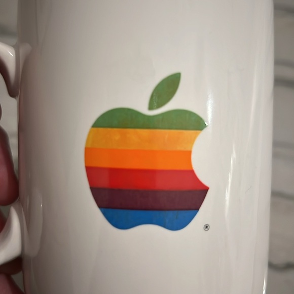 Apple Rainbow Xiamara Richards letter to Steve Jobs Coffee Mug RARE - Picture 6 of 10